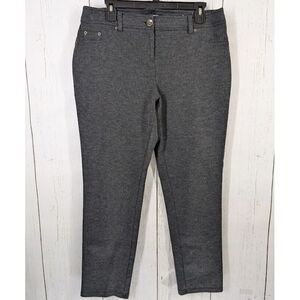 Style Co Size 12 Stretch Gray Womens‎ Casual Dress Pant Trousers